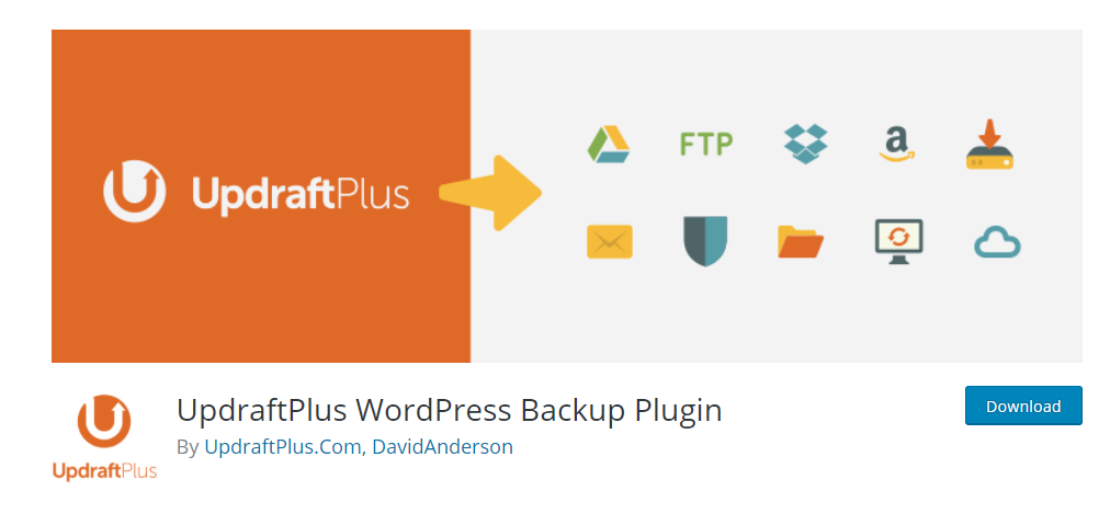 UpdraftPlus – Plugins backup cho WordPress