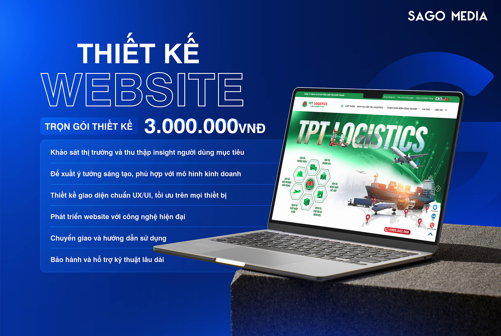 Báo giá thiết kế website trọn gói