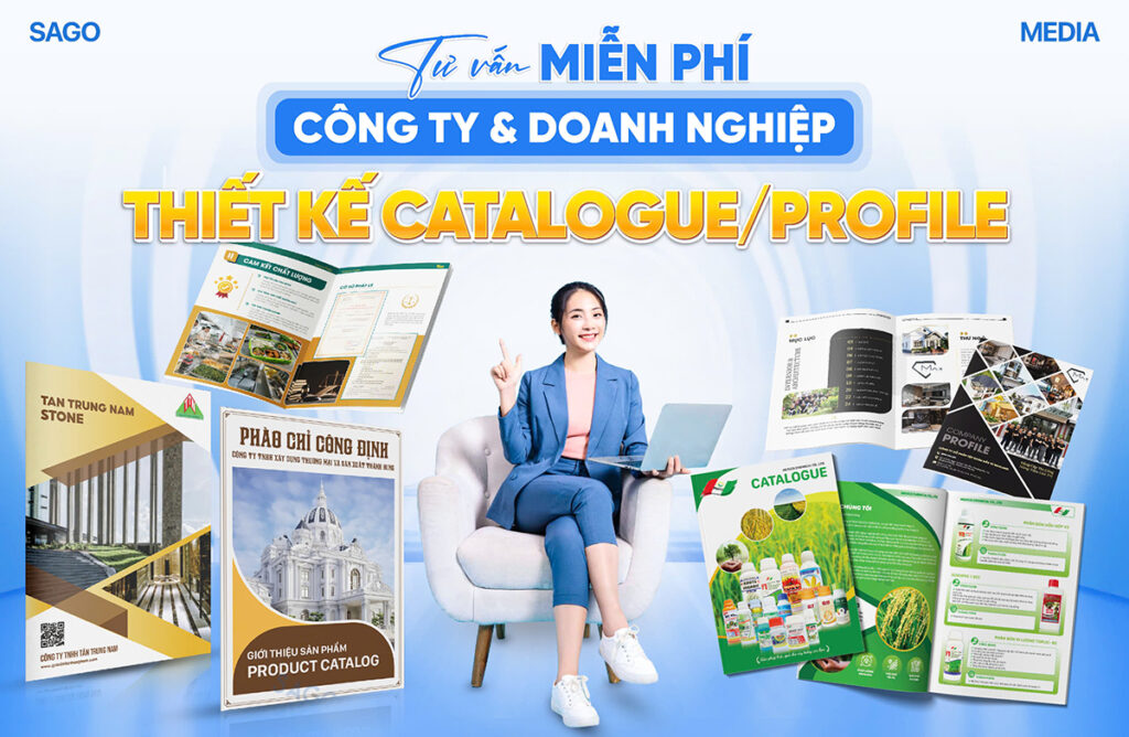 Quy trình thiết kế catalogue chuyên nghiệp tại Sago Media