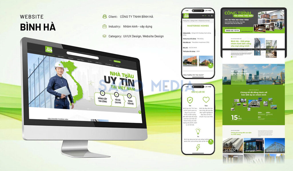 Website Xây Dựng Cao Cấp