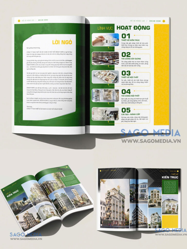 Bố cục thiết kế catalogue một cách hợp lý