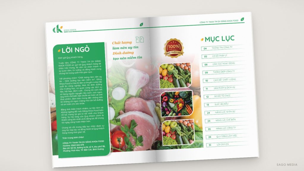 Đăng Khoa Food — giao diện website