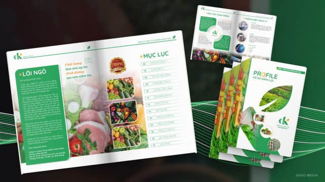 Ấn phẩm Đăng Khoa Food do Sago Media thiết kế