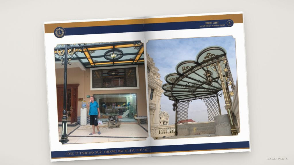 Iron Art – Sắt mỹ thuật — giao diện website
