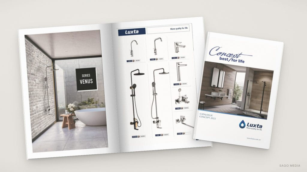 Thiết bị vệ sinh Luxta — giao diện website