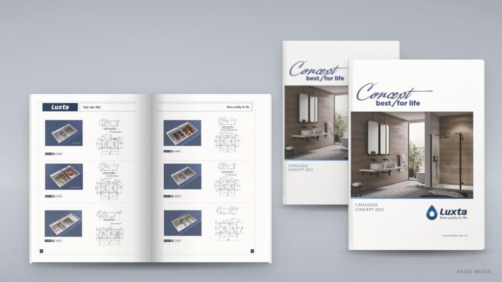 Thiết bị vệ sinh Luxta — giao diện website