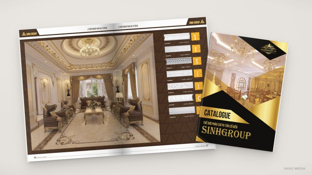 Phào chỉ SinhGroup — giao diện website