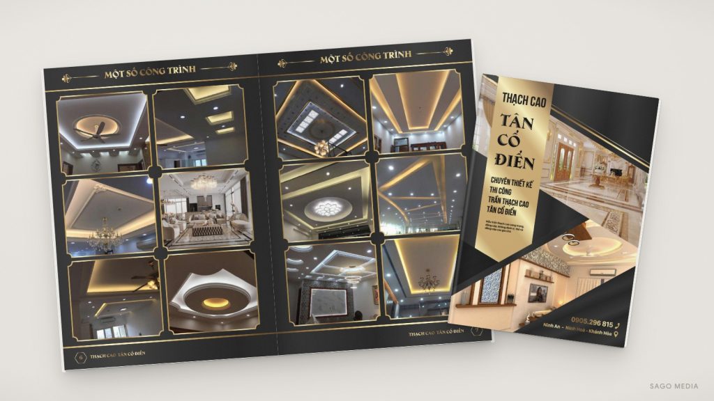 Thạch cao tân cổ điển — giao diện website