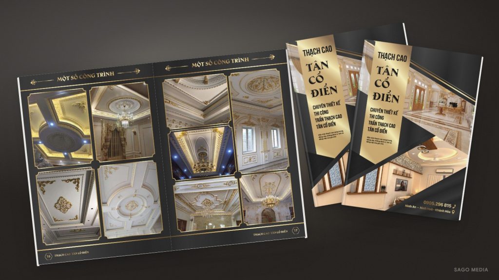 Thạch cao tân cổ điển — giao diện website