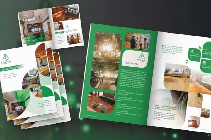Profile in hay e-profile: doanh nghiệp nên chọn loại nào? Ấn phẩm RealTree do Sago Media thiết kế