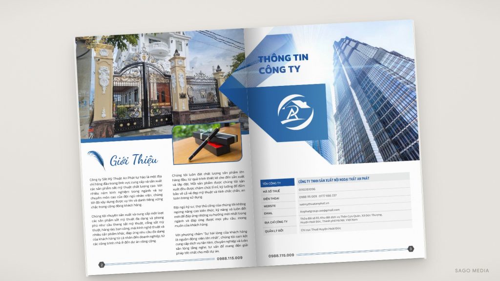 Sắt mỹ thuật An Phát — giao diện website