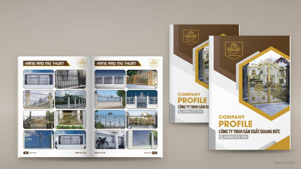Sắt mỹ thuật Quang Đức — giao diện website