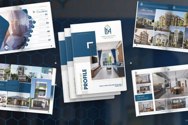 Thiết kế hồ sơ năng lực HCM: nội dung, quy trình và chi phí Ấn phẩm Trường Anh Decor do Sago Media thiết kế