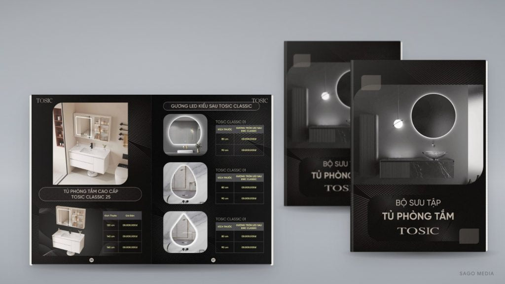 Tủ phòng tắm Tosic — giao diện website