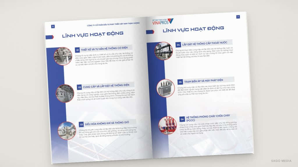 Vinapros — giao diện website