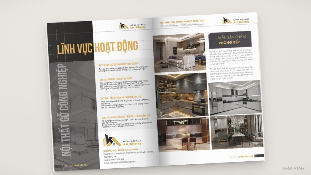 Xưởng nội thất An Khang — giao diện website
