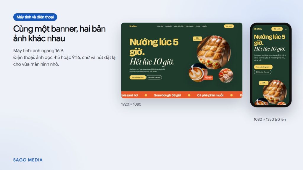 Kích thước banner website chuẩn cho máy tính và điện thoại Kích thước banner website chuẩn cho máy tính và điện thoại