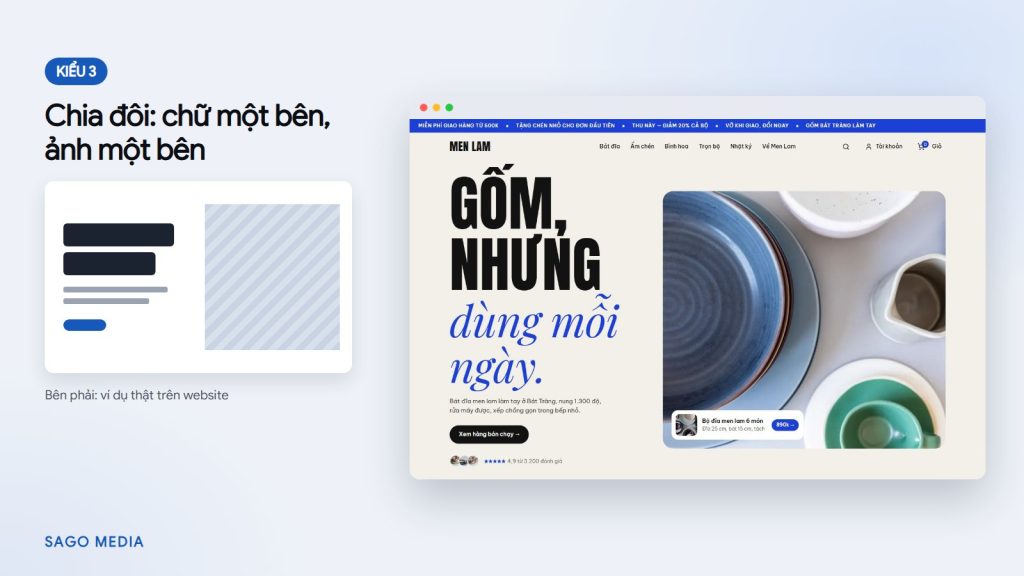 Bố cục banner 2026: 10 kiểu bố cục đẹp, dễ áp dụng cho website