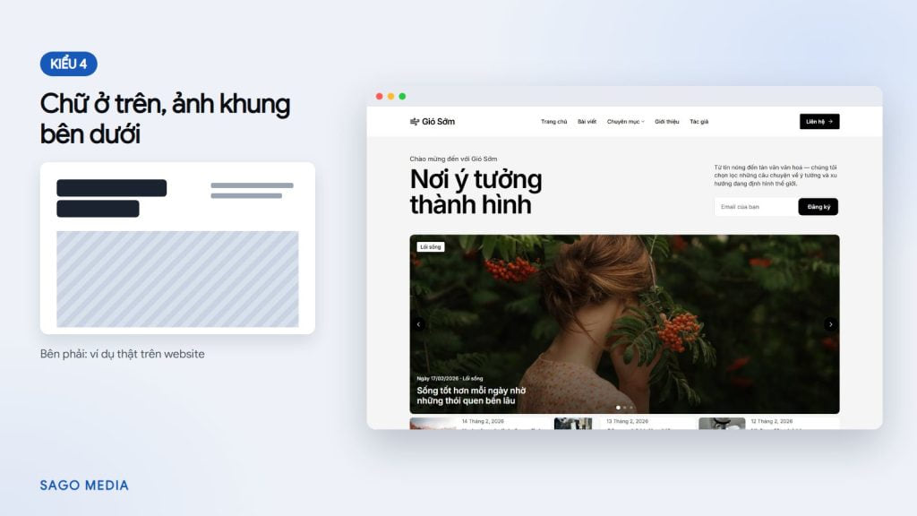Bố cục banner 2026: 10 kiểu bố cục đẹp, dễ áp dụng cho website