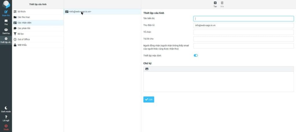 Hướng dẫn sử dụng Roundcube Webmail cho email theo tên miền Hướng dẫn sử dụng Roundcube Webmail cho email theo tên miền