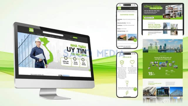 Website Bình Hà do Sago Media thiết kế