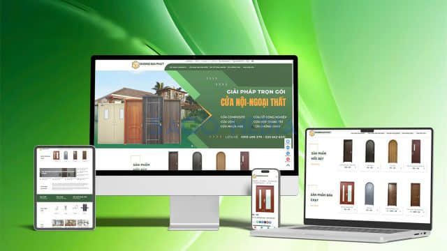 Website Dương Gia Phát do Sago Media thiết kế
