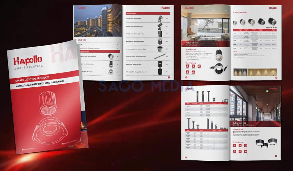Catalogue Hapollo do Sago Media thiết kế