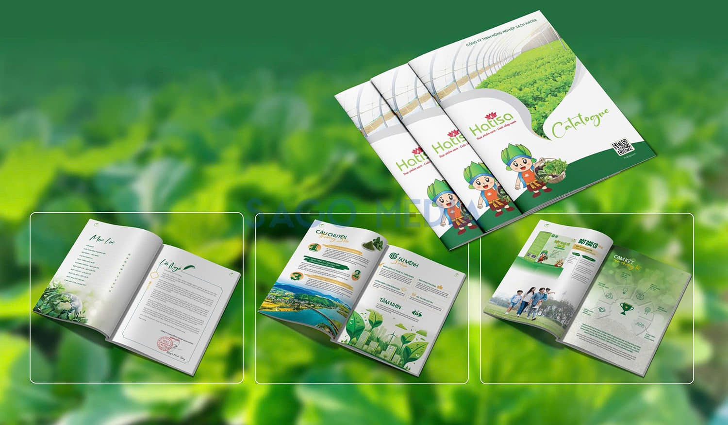 Catalogue Hatisa do Sago Media thiết kế