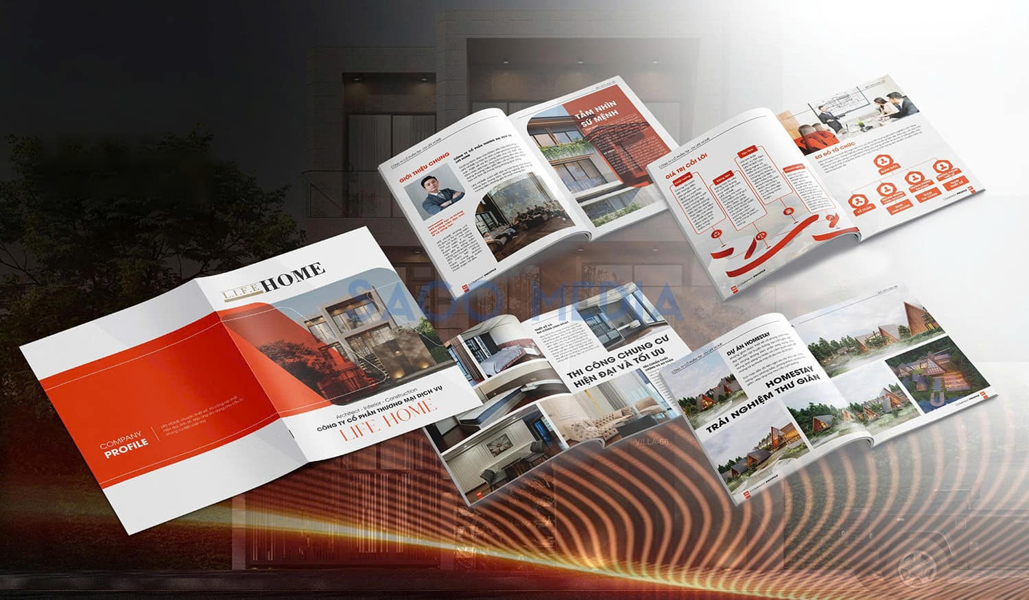 Hồ sơ năng lực Lifehome do Sago Media thiết kế