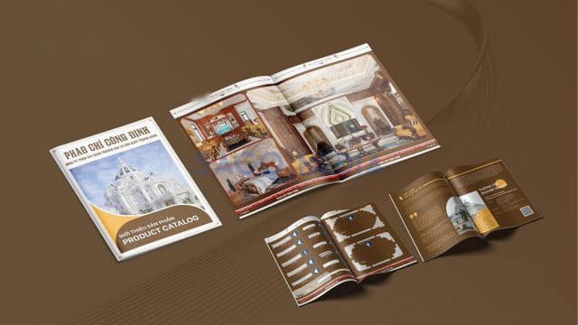 Catalogue Phào chỉ Công Định do Sago Media thiết kế
