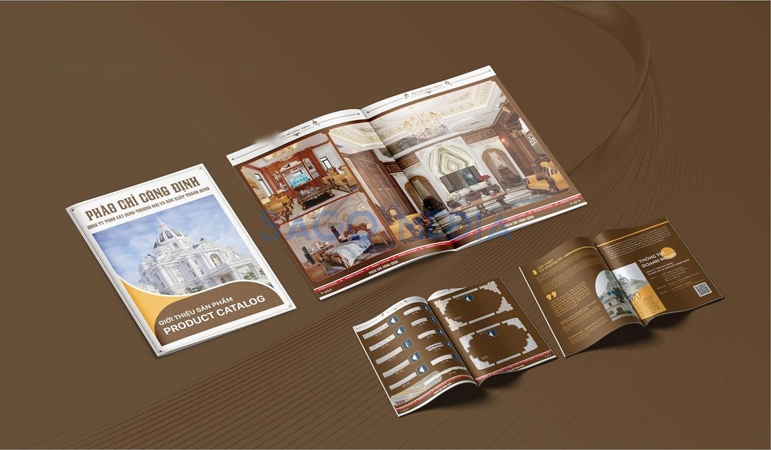 Catalogue Phào chỉ Công Định do Sago Media thiết kế