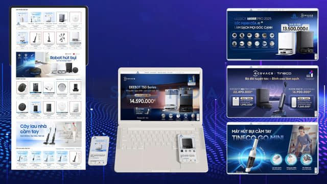 Website Smarthome do Sago Media thiết kế