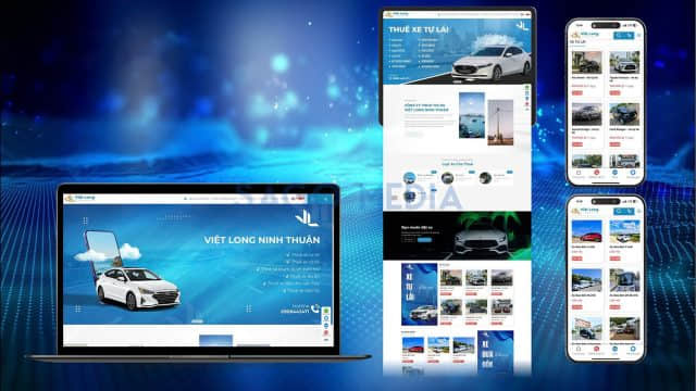 Website Việt Long do Sago Media thiết kế