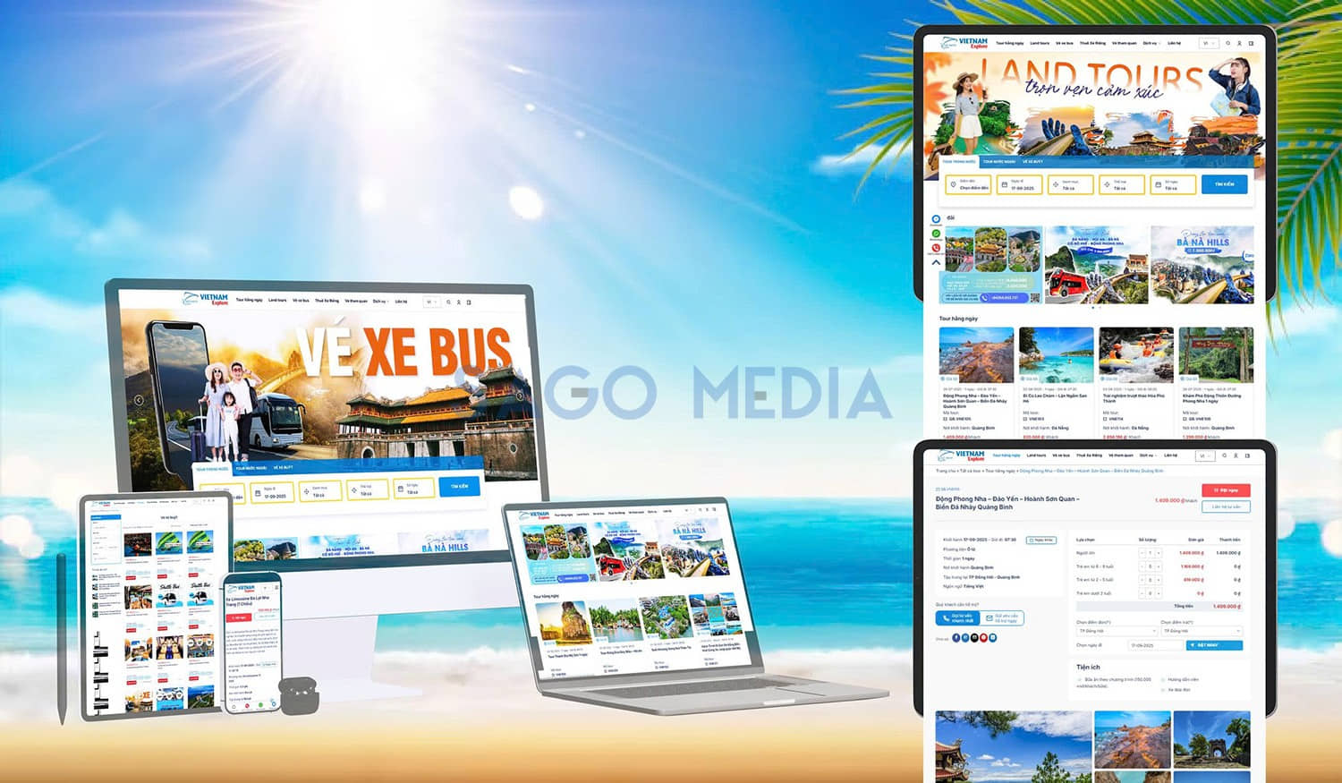 Website Vietnam Explore do Sago Media thiết kế