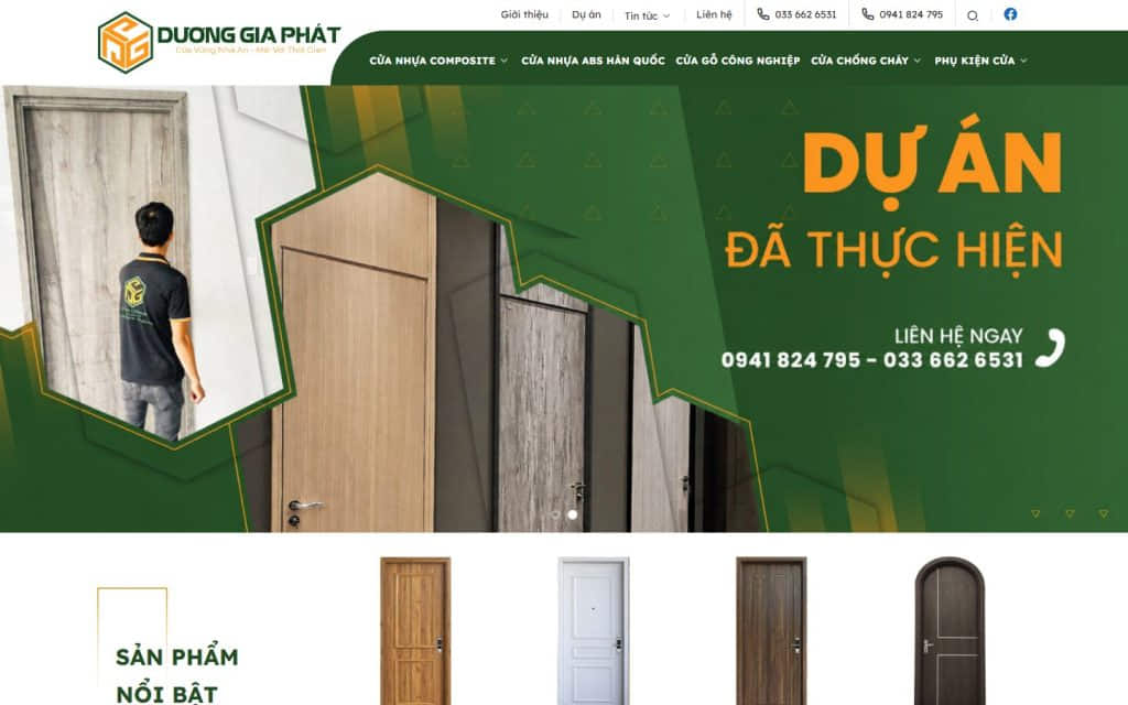 Dương Gia Phát — giao diện website