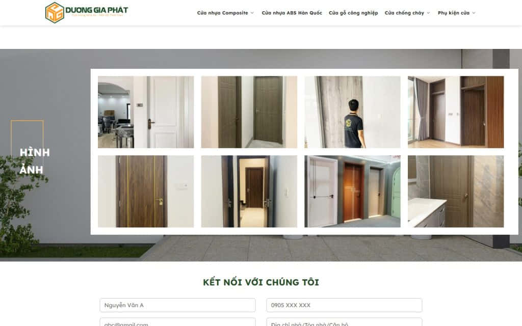Dương Gia Phát — giao diện website