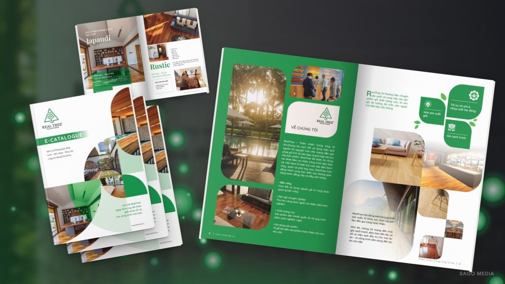 Dịch vụ Thiết kế catalogue của Sago Media