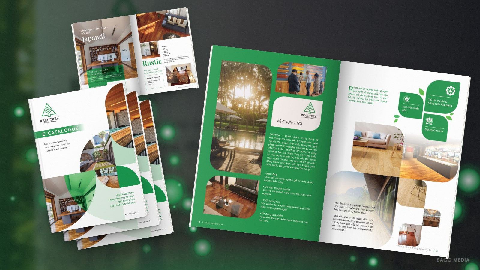 Dịch vụ Thiết kế catalogue của Sago Media