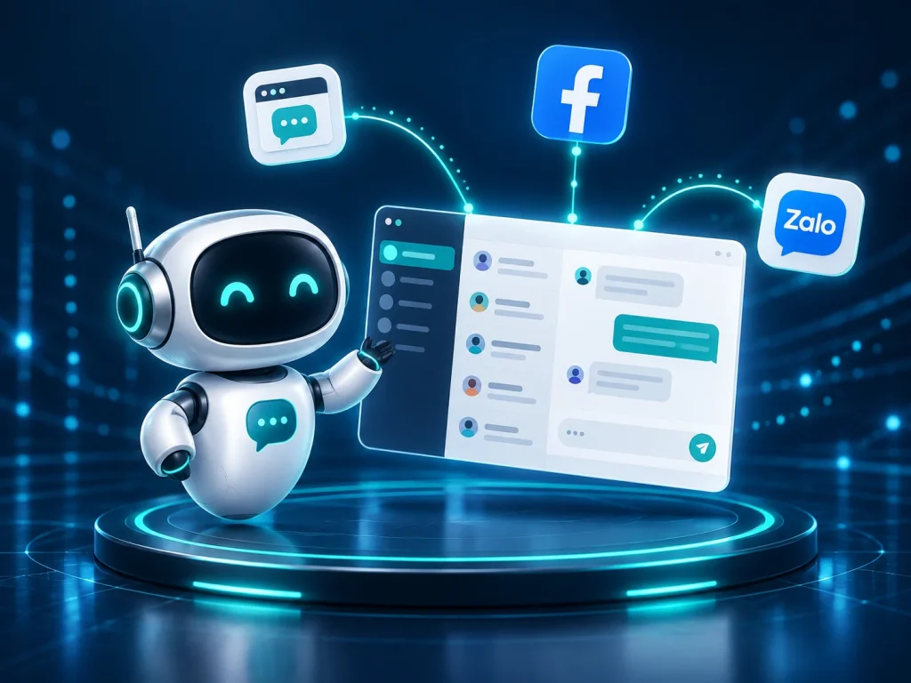 Tích hợp chat bot vào website Hình ảnh Chatbot AI GosChat 2