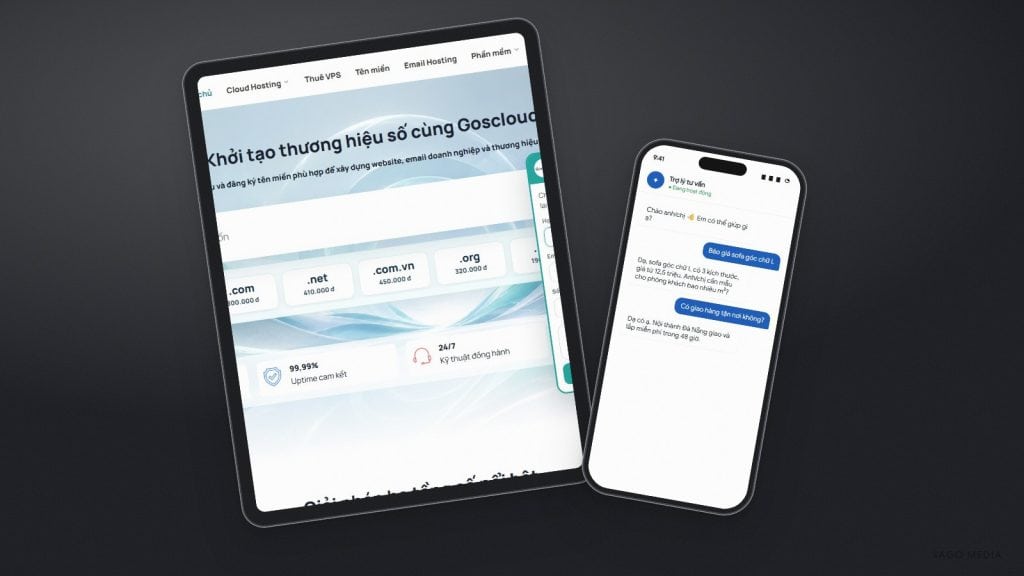 Tích hợp chat bot vào website Hình ảnh Chatbot AI GosChat 4