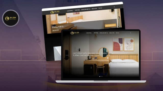 Website Anjean Hotel do Sago Media thiết kế