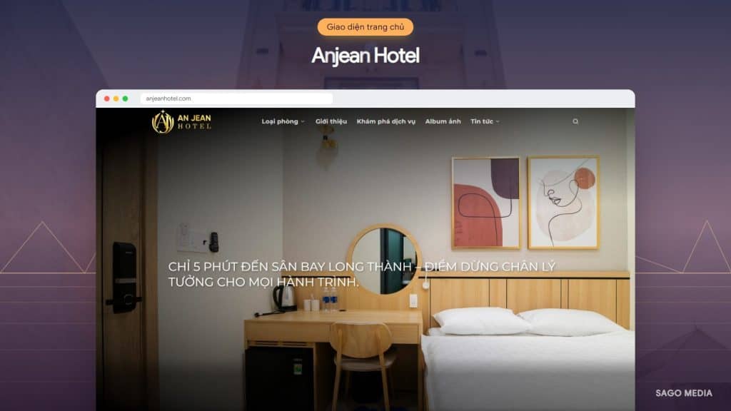 Anjean Hotel — giao diện website