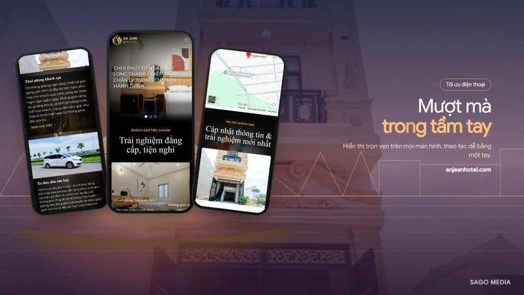Anjean Hotel — giao diện website