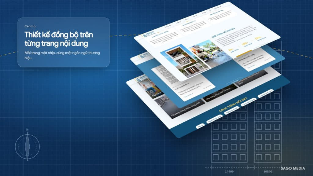Centco — giao diện website