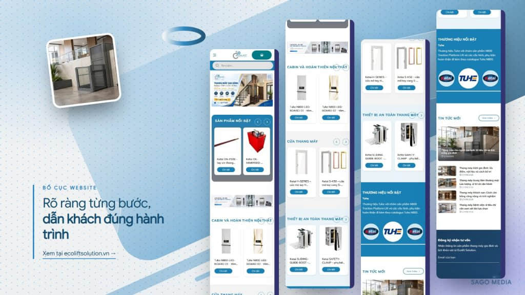 Ecolift Solution — giao diện website