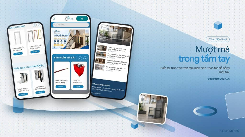 Ecolift Solution — giao diện website