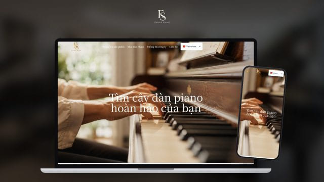 Website Eishuu Shoukai Grand do Sago Media thiết kế