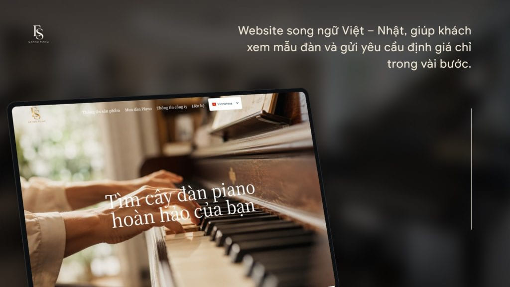 Eishuu Shoukai Grand — giao diện website