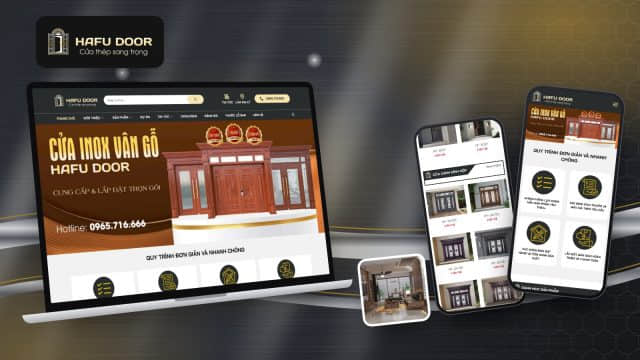 Website Hafudoor do Sago Media thiết kế