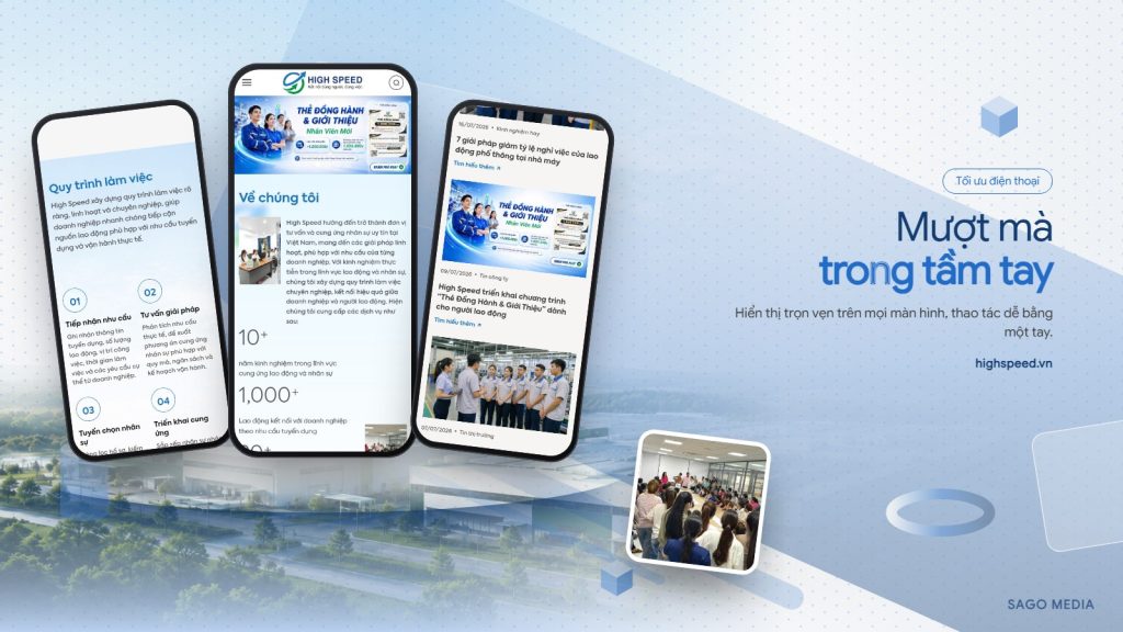 High Speed — giao diện website